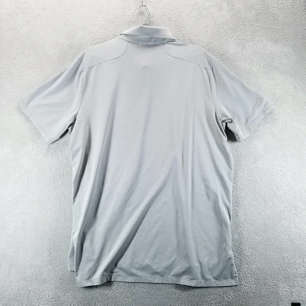RLX Ralph Lauren Polo Shirt Mens XL Gray Solid‎ Golf Performance Wicking
